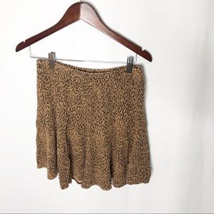 Ann Taylor leopard Animal Print Skirt Small